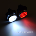 Plastik Luaran LED LED Bicycle Tail Light USB